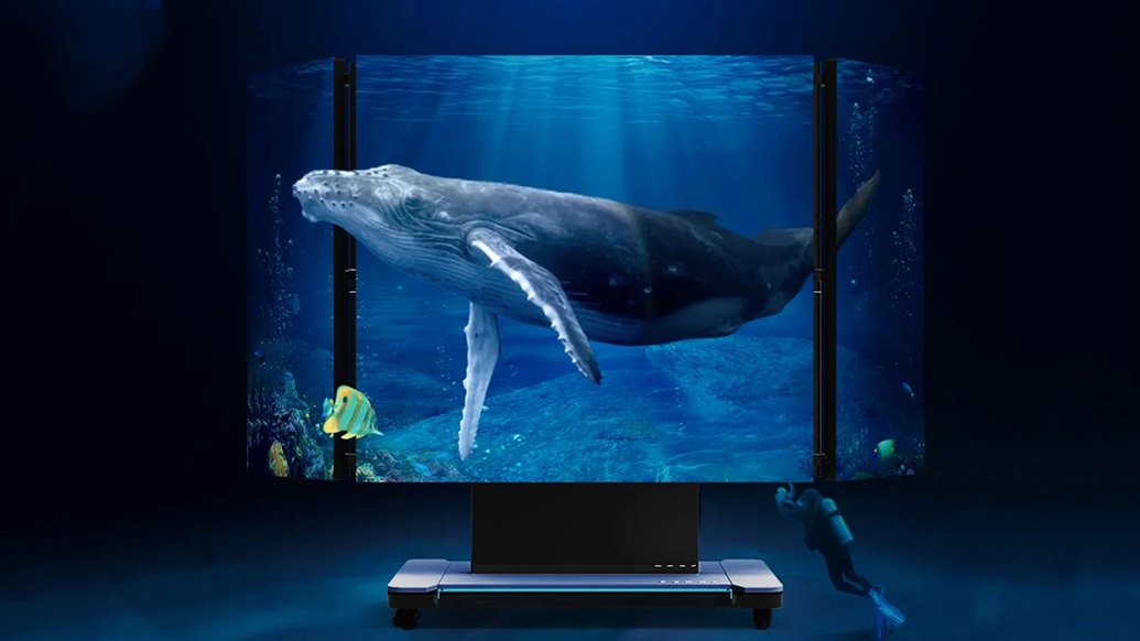  一图读懂优发国际135"升降折叠一体机